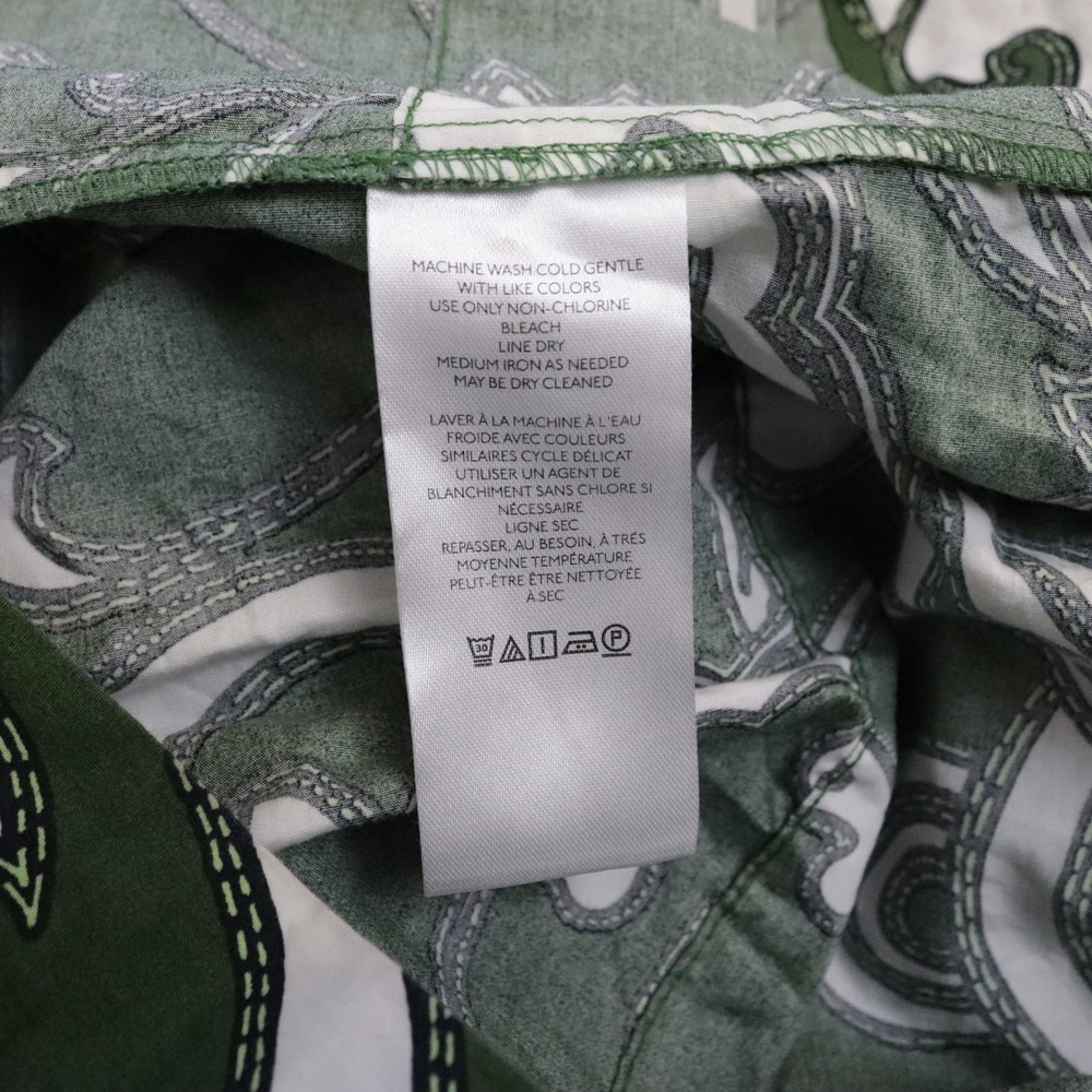 Anthropologie Somerset Maxi Dress Hunter Dark Green Paisley 1X - Picture 11 of 12